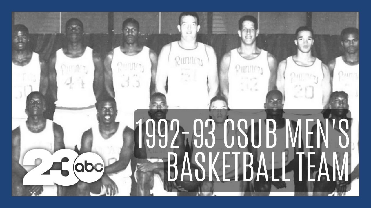 1992-93 CSUB Men's Basketball team that went 33-0 inducted into Kern