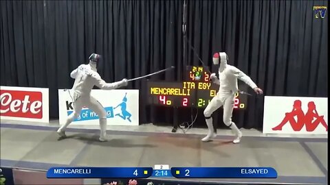 Epee Fencing - Breathtaking swiftness! | Mencarelli vs Elsayed M