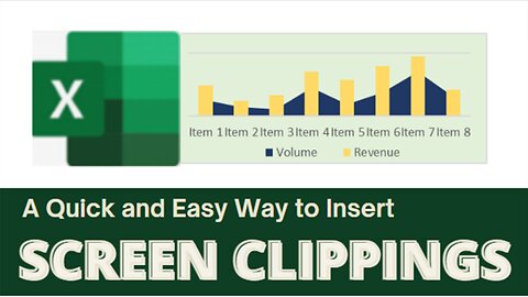 UNLOCK THE MAGIC! HOW TO INSERT A SCREEN CLIPPING IN EXCEL IN SECONDS