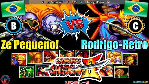 Samurai Shodown II (Ze Pequeno! Vs. Rodrigo-Retro) [Brazil Vs. Brazil]