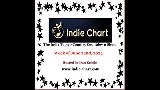 Indie Top 20 Country Countdown Show for June 22nd 2024