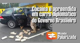 50Kg de Drogas são encontradas em carro diplomático do Governo Brasileiro