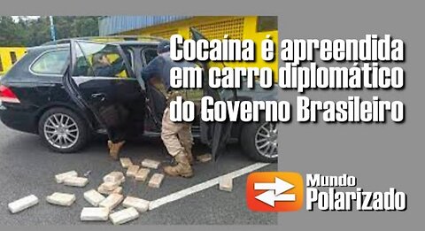 50Kg de Drogas são encontradas em carro diplomático do Governo Brasileiro