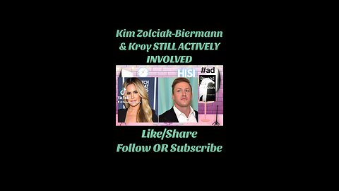 #kimzolciakbiermann & #kroybiermann very much involved!