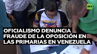 Oficialismo denuncia fraude de la oposición en las primarias en Venezuela