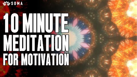 10 Minute Meditation For Motivation - Breathing Meditation & Motivational Music