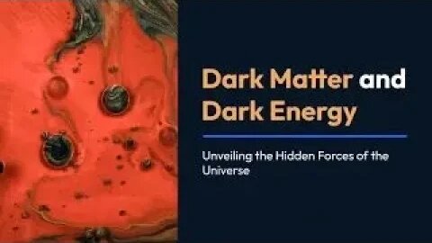 Dark Matter and Dark Energy