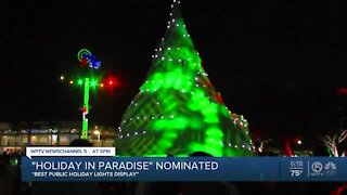 West Palm Beach nominated for best public holiday lights display in US