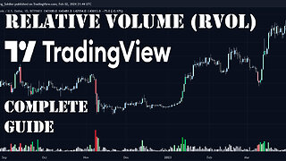 Relative Volume (RVOL) Indicator on TradingView - Improve your Trading Strategy