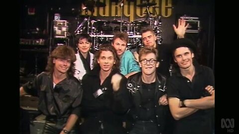 Music video "Kiss the Dirt" by INXS + Top Ten • COUNTDOWN Australia Feb 23 1986