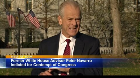 Former Trump advisor Peter Navarro arrested for defying january six panel