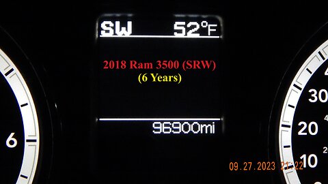 I’ve Had My 2018 Ram 3500 (SRW) For 6 Years – 10/09/2023