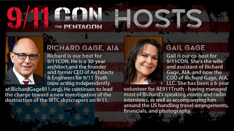 Welcome to 9/11CON! Introductions, Updates at RichardGage911