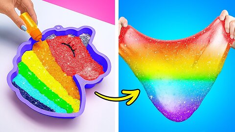 Vibrant Art & Drawing Hacks 🎨✨ DIY Slimes for Creative Fun