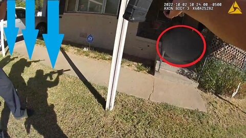 Armed man receives lead at very high speed from Oklahoma City Police Bodycam - Ralph Tuggle shooting