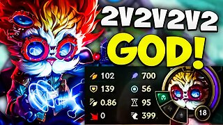 Heimer Can SHOOT EZREAL ULTS in 2v2v2v2!! League Of Legends Gameplay