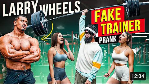 Body builder prank with public gym Elite powerlifer presented Tobe a fake Trainer
