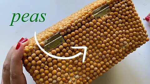DIY I glued a cardboard box with peas! 😱 The RESULT will surprise YOU 😍