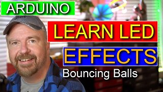 07-Bounce Effect - LED Strip Arduino Tutorial - FastLED Effects - on RGB LED WS2812B and Neopixels