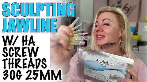 Live Sculpting Jawline with HA Screw Threads, AceCosm | Code Jessica10 Saves you Money
