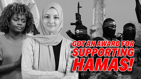 WHITE HOUSE SPOKESWOMAN'S EX GETS AWARD FOR SUPPORTING HAMAS!