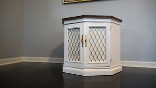 Furniture Flipping - Painting an Octagon Table Opulent White + Budget HVLP Harbor Freight Option