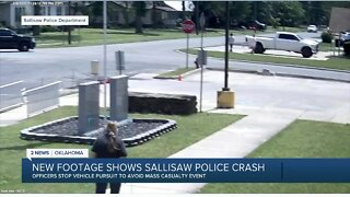 Sallisaw police officers stop chase using police vehicle