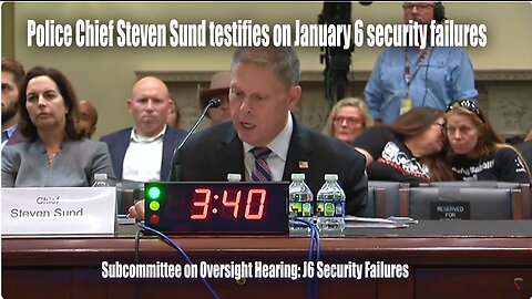 Police Chief Steven Sund testifies on January 6 security failure