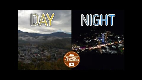 Gatlinburg SkyLift at Day & Night