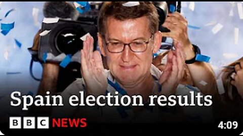 Spain election: Conservatives fall short of all-out victory in polls - BBC News