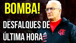 BOMBA! DORIVAL JÚNIOR PERDE JOGADORES IMPORTANTES PARA ENFRENTAR ATLÉTIC - MG NA COPA DO BRASIL