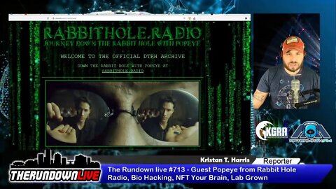 The Rundown live #713 - Guest Popeye from Rabbit Hole Radio, Bio Hacking, NFT Your Brain, Lab Grown