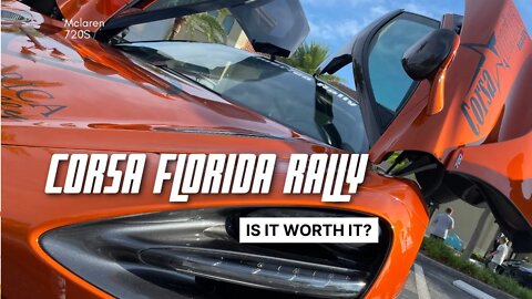 I take the Mclaren 720S on the Corsa Florida Rally.