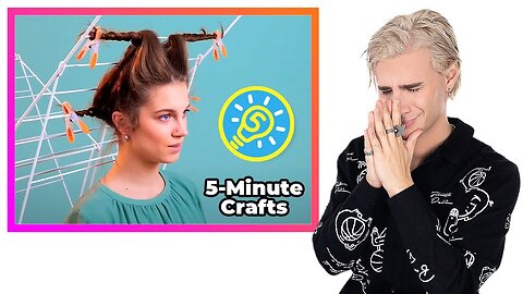 Hairdresser Reacts To Ridiculous 5-Minute Crafts Hair Hacks