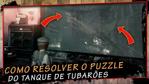 Resident Evil 1 Remastered, Como resolver o puzzle do do tanque de tubarões | SUPER DICA PT-BR