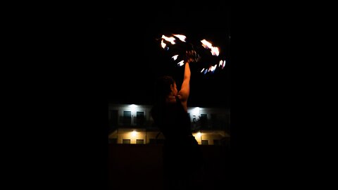 Angel Kaay Fire Dancing Performance