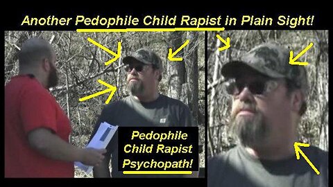 Pedophile Child Rapist Incriminates Himself Before Nasty Wife Can Shield Him Arrested!