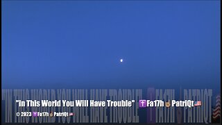 "In This World You Will Have Trouble" ✝️Fa17h☝🏽PatriQt🇺🇸 (4K)