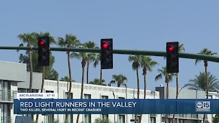 Two killed, several hurt in accidents involving red-light runners in Valley