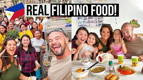 Foreigners eating REAL Filipino Food! | Food tour of Marikina Manila