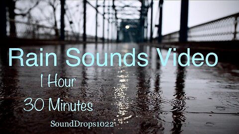 Experience The Most Peace 1 Hour And 30 Minutes Of Rain Sounds