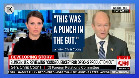 Sen. Coons: OPEC Decision ‘Was a Punch in the Gut’