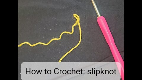 How to Crochet - making a slipknot