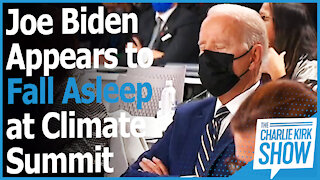 Joe Biden Appears to Fall Asleep at Climate Summit