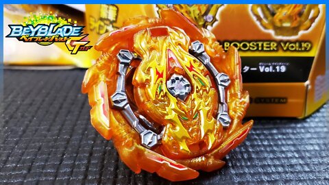 Abrindo e analisando B-158 BUSHIN ASHURA .13.αN SEN RANDOM BOOSTER VOL. 19 - Beyblade Burst