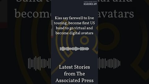 Kiss say farewell to live touring, become first US band to go virtual and become digital avatars...