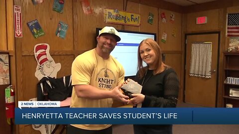 Henryetta Teacher Saves Student's Life