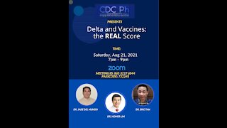CDC Ph Weekly Huddle: Delta and Vaccines The Real Score