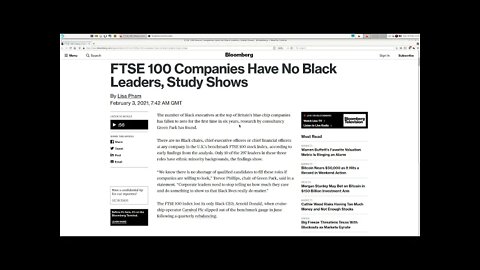 FTSE 100 Companies Have No Black Leaders, Study Shows