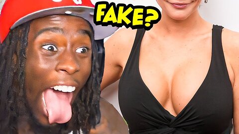 Kai Cenat Reacts To 6 Natural Breasts vs 1 Fake